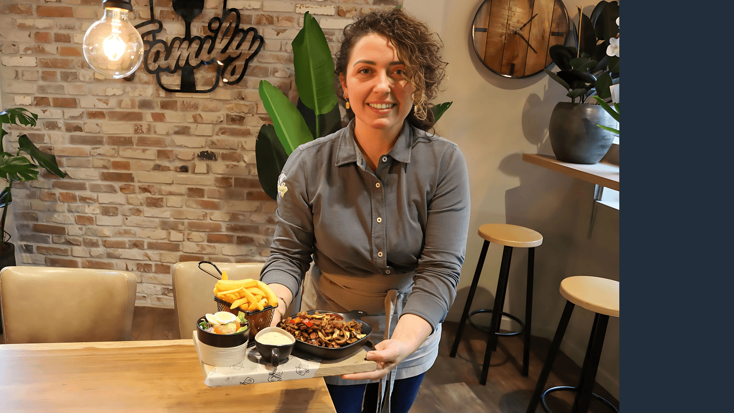 Eten bij Family met het hele gezin